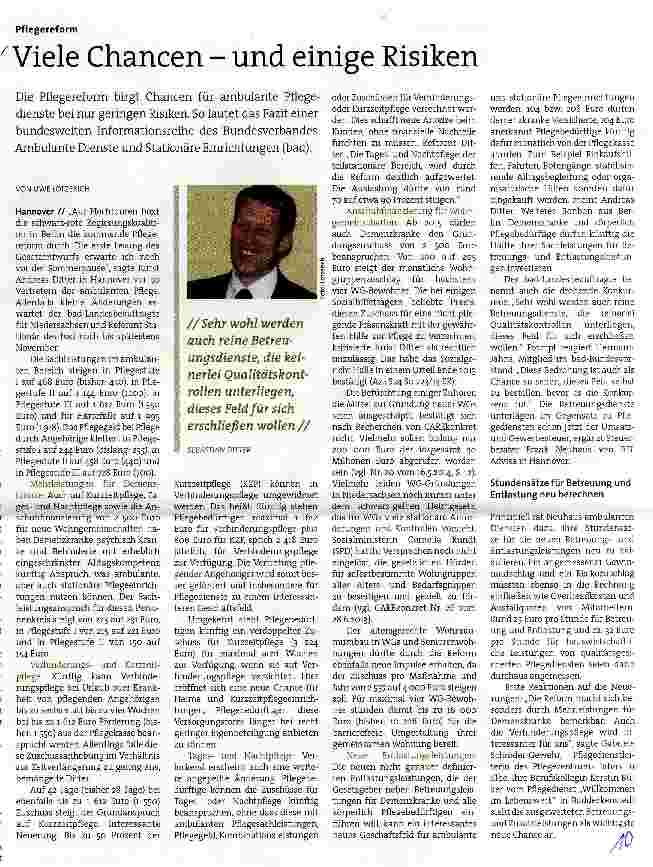 Vorschauseite 1: Viele Chancen - und einige Risiken
