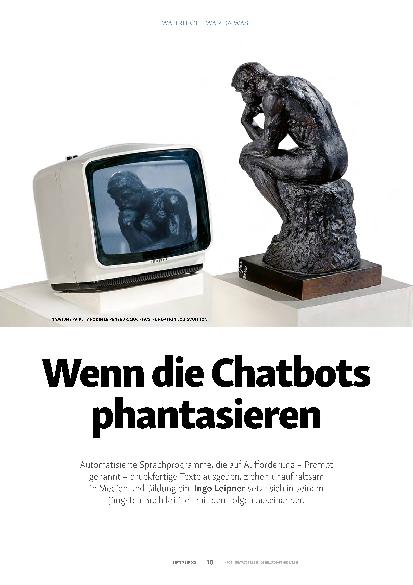 Vorschauseite 1: Wenn die Chatbots phantasieren
