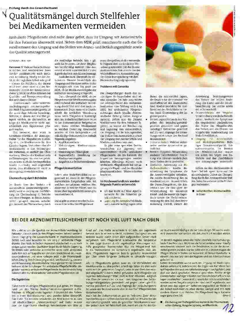 Vorschauseite 1: Qualitätsmangel durch Stellfehler bei Medikamenten vermeiden