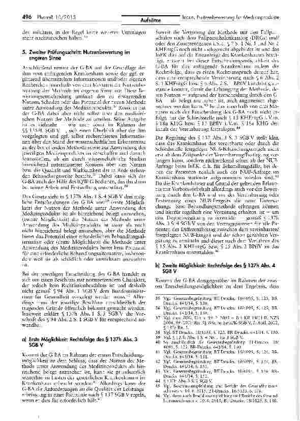 Vorschauseite 5: Die Bewertung neuer Untersuchungsund Behandlungsmethoden mit Medizinprodukten hoher Risikoklasse nach § 137h SGB V