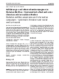 Vorschauseite 1: Aufklärungsund Informationskampagnen zu Diabetes mellitus – Systematische Recherche der Literatur und der sozialen Medien