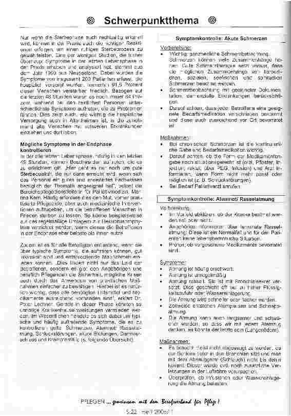 Vorschauseite 3: Die letzten Lebenstage gestalten
