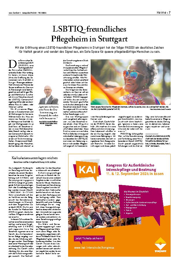 Vorschauseite 1: LSBTIQ-freundliches Pflegeheim in Stuttgart