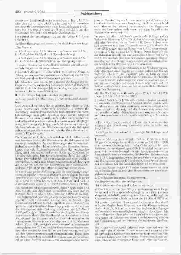 Vorschauseite 2: Abgabepreis des Pharmagroßhandels von Fertigarzneimitteln an Apotheken