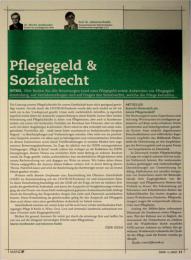 Vorschauseite 1: Pflegegeld & Sozialrecht