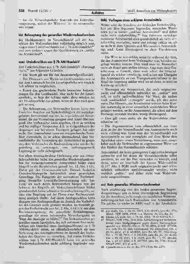Vorschauseite 6: Ausschluss des Widerrufsrechts gern. § 312g Abs. 2 Nr. 3 BGB beim Fernabsatz von Arzneimitteln