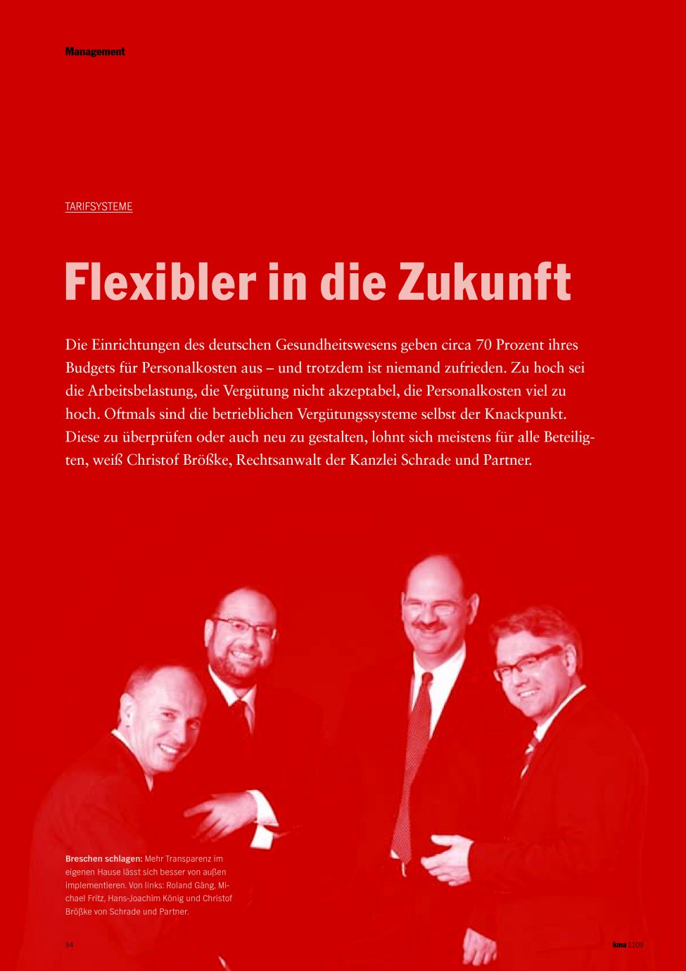 Vorschauseite 1: Flexibler in die Zukunft