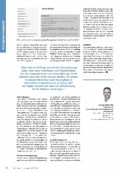 Vorschauseite 3: Wie digital geht Pflegemanagement? Gelebte Digitalisierung im Universitätsklinikum Augsburg.