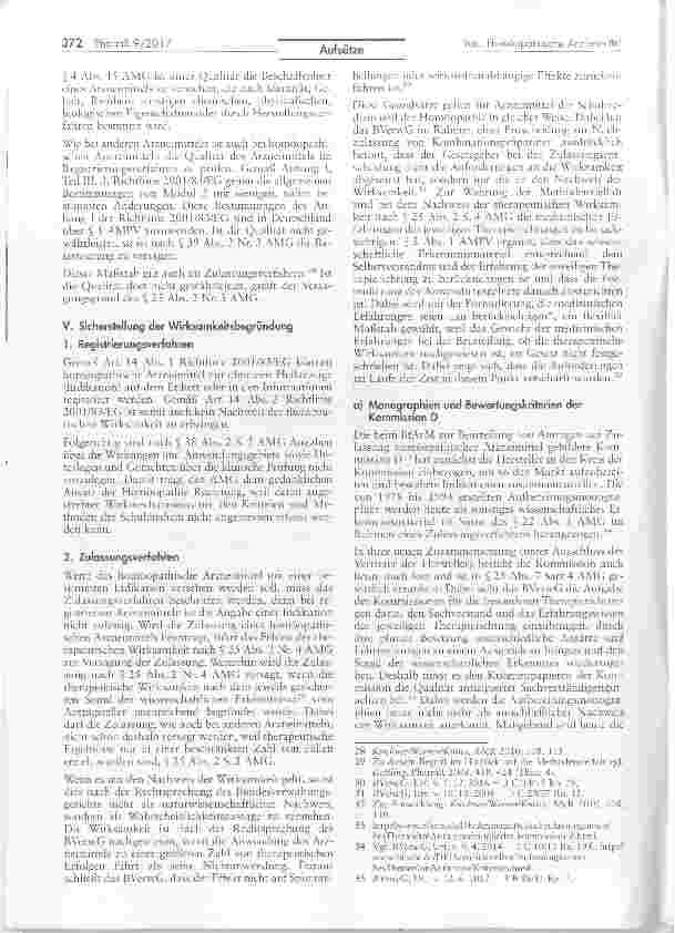 Vorschauseite 4: Anforderungen an die Verkehrsfähigkeit homöopathischer Arzneimitter