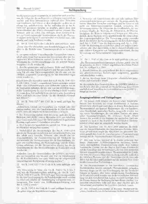 Vorschauseite 4: Paralleleinfuhren von Tierarzneimitteln