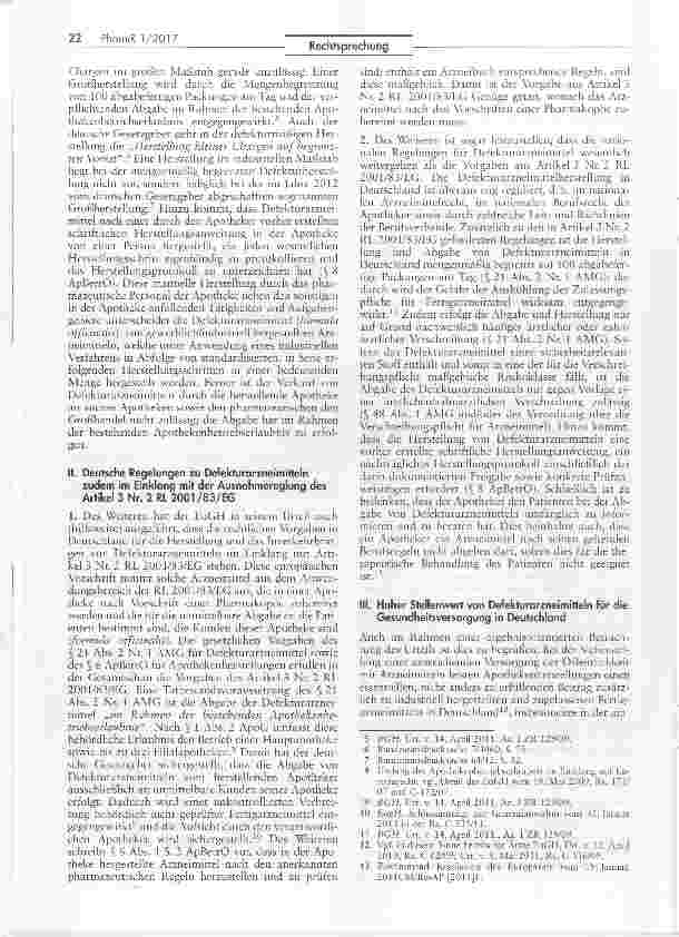 Vorschauseite 6: Arzneimittel, die gewerblich zubereitet werden oder bei deren Zubereitung ein industrielles Verfahren zur Anwendung kommt