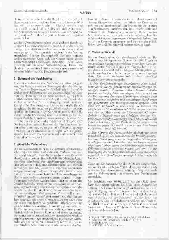 Vorschauseite 2: Aktuelle prozessuale und materiell-rechtliche Fragen im Heilmittelwerberecht