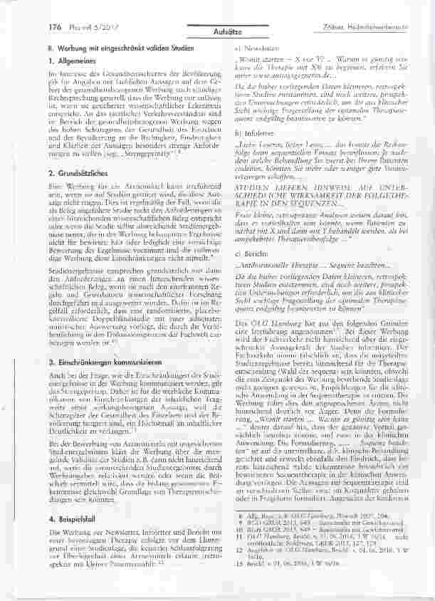 Vorschauseite 3: Aktuelle prozessuale und materiell-rechtliche Fragen im Heilmittelwerberecht