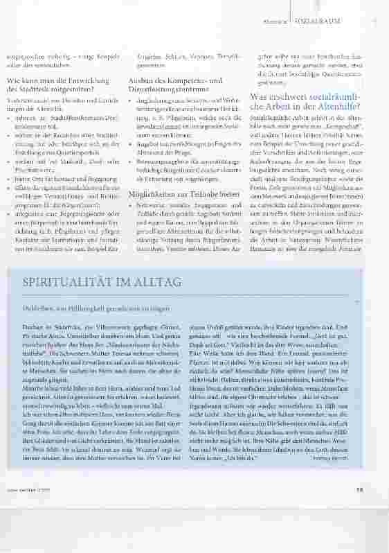 Vorschauseite 2: Auf dem Weg zu einer sorgenden Gemeinschaft