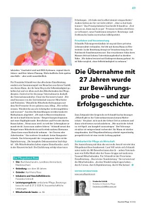 Vorschauseite 2: Pflege als roter Faden des Lebens