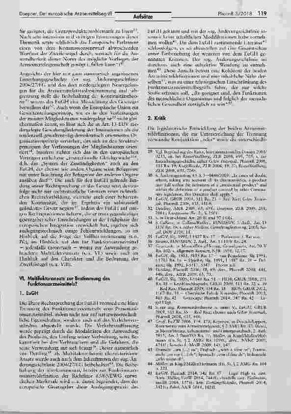 Vorschauseite 4: Der europäische Arzneimittelbegriff in der Rechtsprechung des EuGH