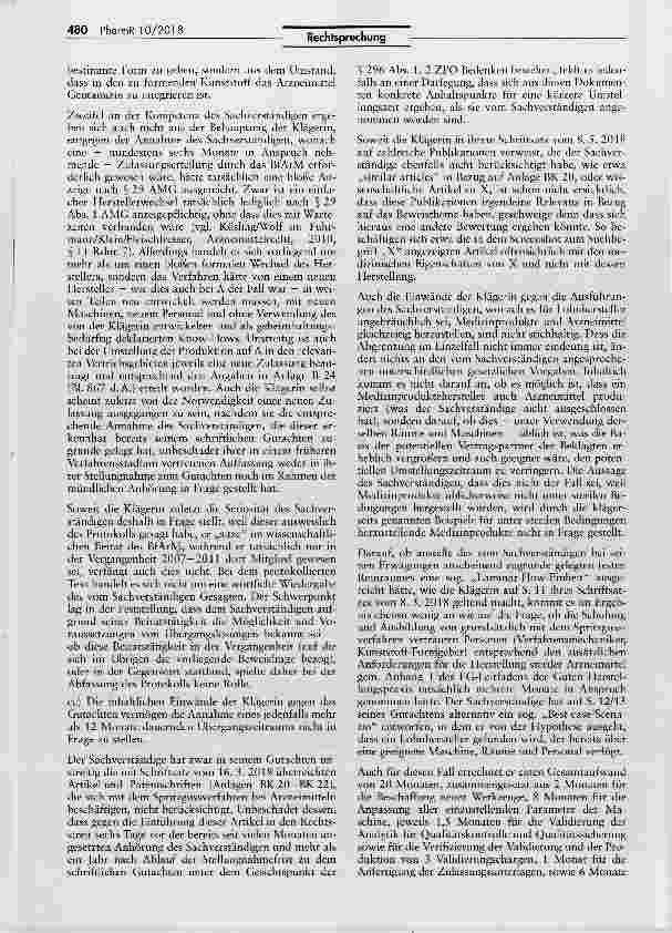 Vorschauseite 5: Forderungen aus einem Lieferungsvertrag für ein Arzneimittel unter Verwendung des gelieferten Grundstoffes GentamicinGWB §§ 19 I, II Nr. 1, IV Nr. 2, 20, 21, 33 1; BGB §§ 134, 141…