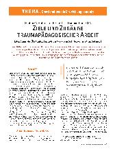 Vorschauseite 1: Ziele und Zugänge traumapädagogischer Arbeit