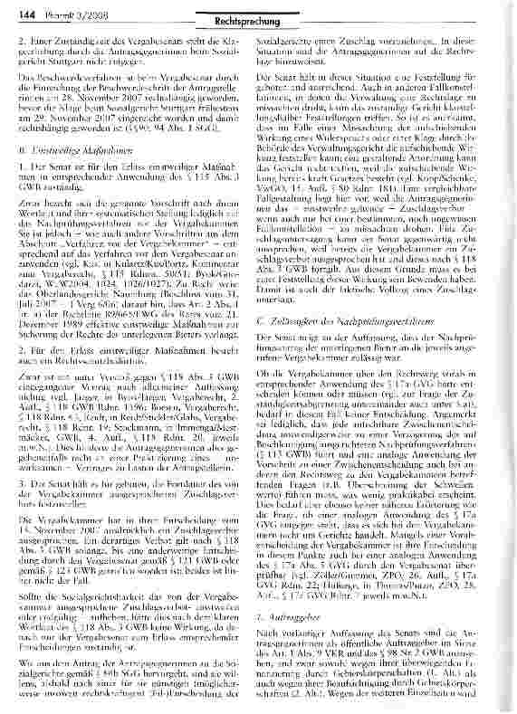 Vorschauseite 4: Vergaberecht gilt auch für Pharma-Rabattverträge nach § 130a Abs. 8 SGB V