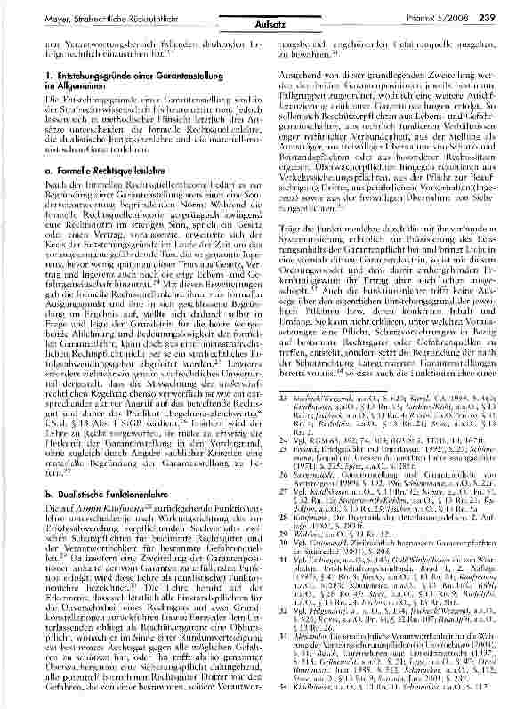 Vorschauseite 4: Die strafrechtliche Rückrufpflicht des pharmazeutischen Unternehmers