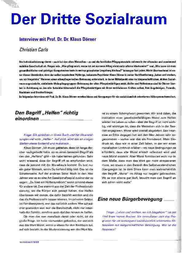 Vorschauseite 1: Der Dritte Sozialraum
