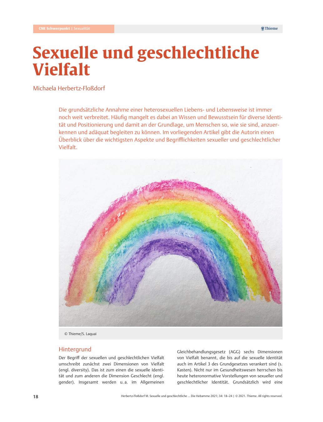 Vorschauseite 1: Sexuelle und geschlechtliche Vielfalt