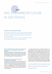 Vorschauseite 1: Das Hebammenstudium in der Praxis