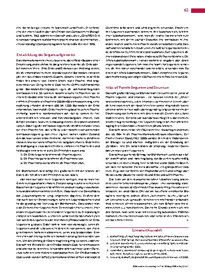 Vorschauseite 2: Die Begründerin der Bioinformatik: Die US-amerikanische Wissenschaftlerin Margaret Oakley Dayhoff (1925–1983)