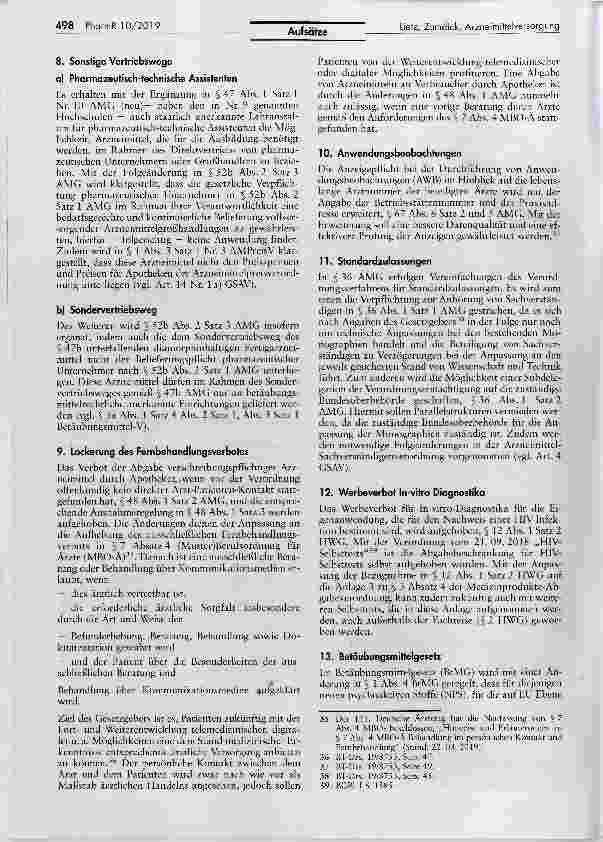 Vorschauseite 6: Das Gesetz für mehr Sicherheit in der Arzneimittelversorgung