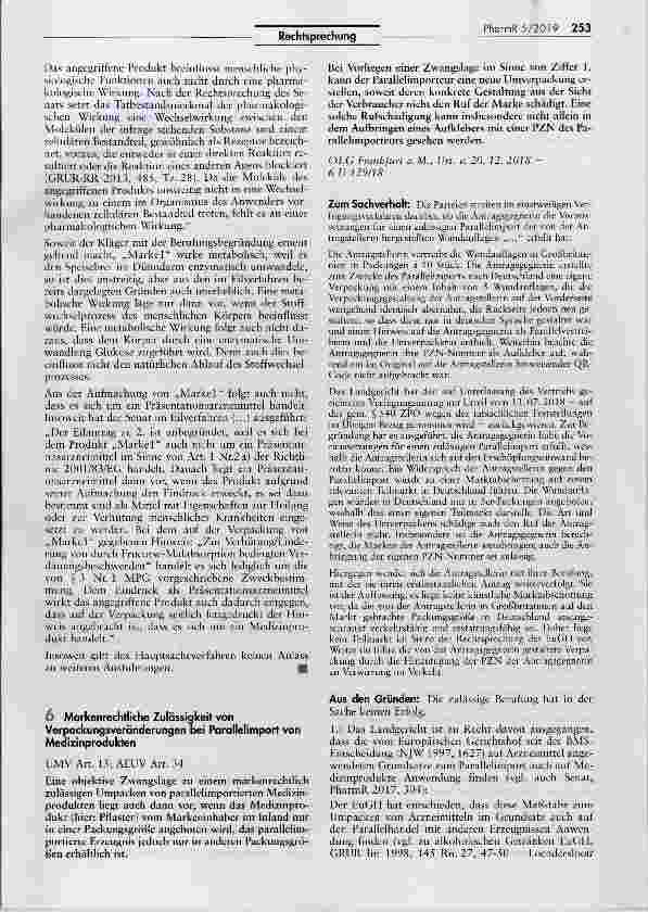 Vorschauseite 2: Arzneimitteleigenschaft eines Mittels zur Behandlung von Verdauungsbeschwerden infolge Lactose-IntoleranzAMG § 2 Ein zur Verhütung und Linderung von durch Fructose- Malabsorbtion…