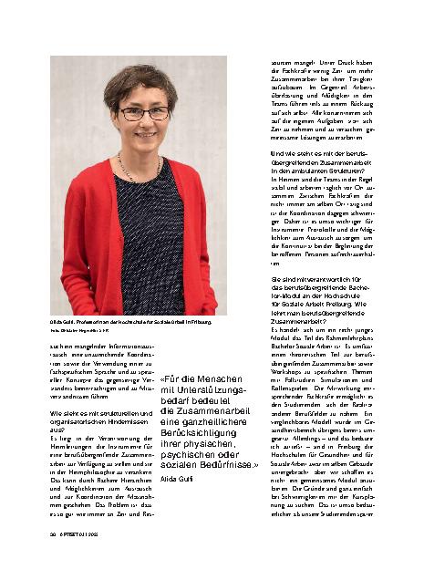 Vorschauseite 3: «Ein Wechsel der Perspektive und sich ergänzende Kompetenzen»