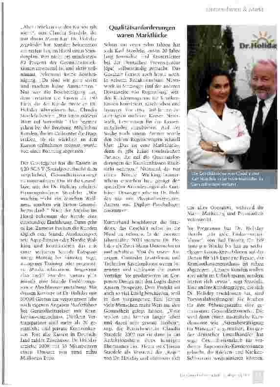 Vorschauseite 2: Wenn die Kasse den Urlaub sponsert