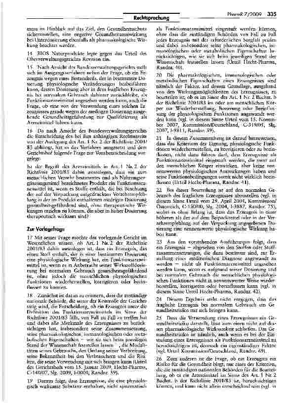 Vorschauseite 2: Zum Begriff des Funktionsarzneimittels (Weihrauch)
