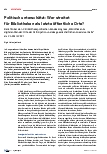 Vorschauseite 1: Politisch unterschätzt: Wer streitet für Bibliotheken als letzte öffentliche Orte?