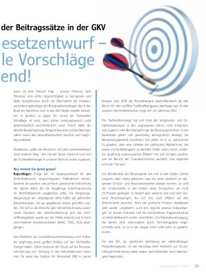 Vorschauseite 2: Erwarteter Gesetzentwurf aber nicht alle Vorschläge sind zielführend