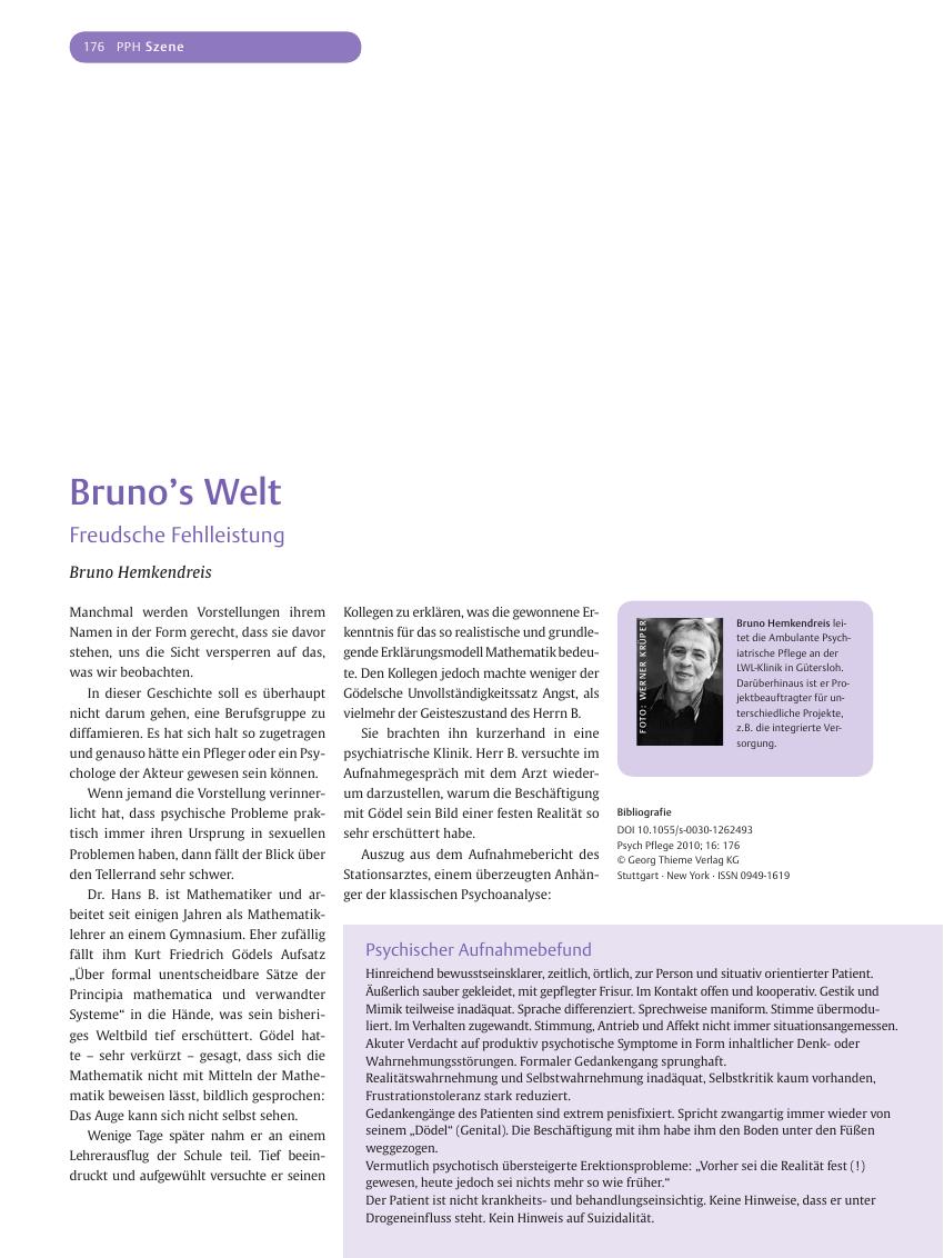 Vorschauseite 1: Bruno? s Welt