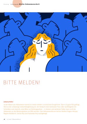 Vorschauseite 1: Bitte melden!