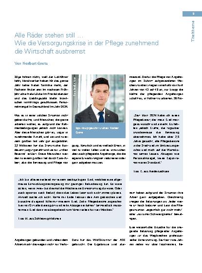 Vorschauseite 4: „... der größte Pflegedienst ist immer noch die Familie“