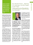 Vorschauseite 3: Pflegereform im Wahlkampf