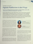 Vorschauseite 1: Digitale Plattformen in der Pflege