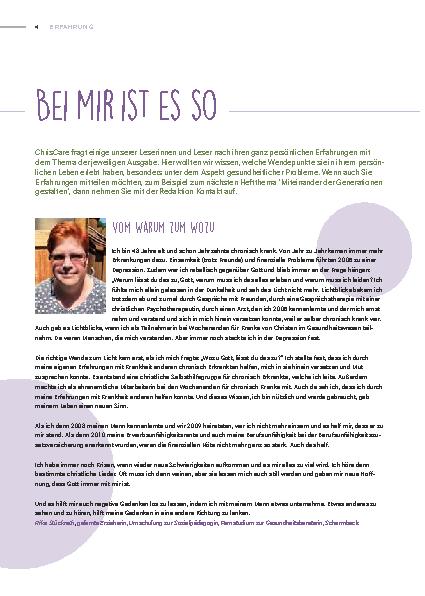 Vorschauseite 1: Bei mir ist das so.