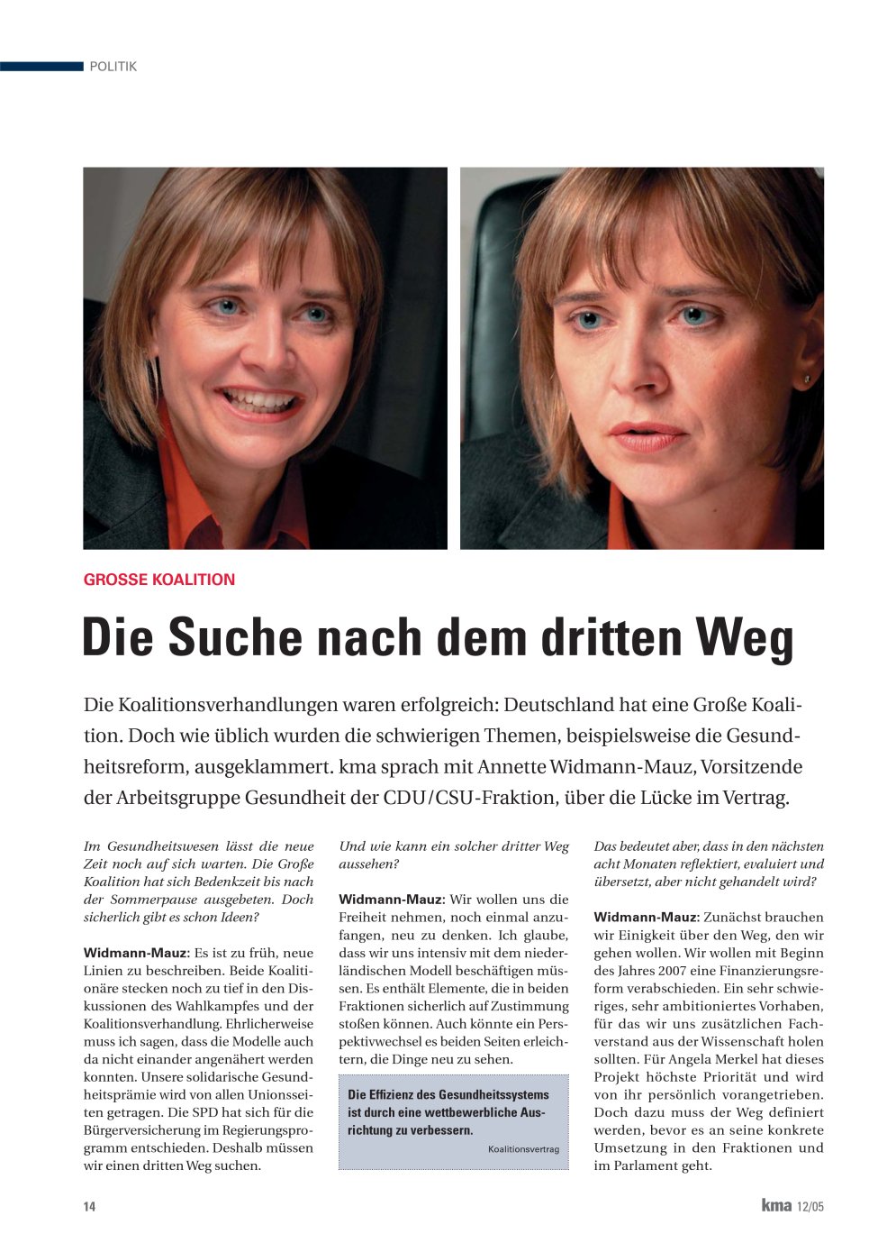 Vorschauseite 1: Die Suche nach dem dritten Weg