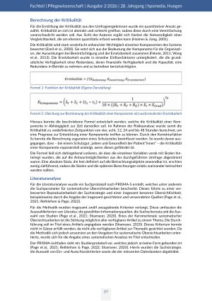 Vorschauseite 6: Ambulante Pflege als KRITIS. Risikoanalysen als systematischer Ansatz zur Betrachtung von Pflegediensten als Kritische Infrastruktur am Beispiel des Arbeiter-Samariter-Bundes in N…