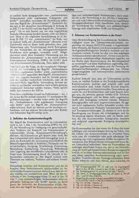 Vorschauseite 2: Vorsorgemaßnahmen und nicht zugelassene Stoffe und Erzeugnisse