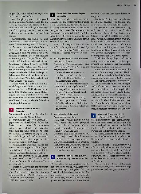 Vorschauseite 2: Zufüttern von Formulam als Maßnahme zur Allergieprävention?