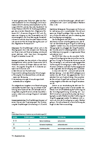Vorschauseite 2: Risiken minimieren Präoperative Evaluation erwachsener Patienten vor elektiven, nicht herz-thorax-chirurgischen Eingriffen