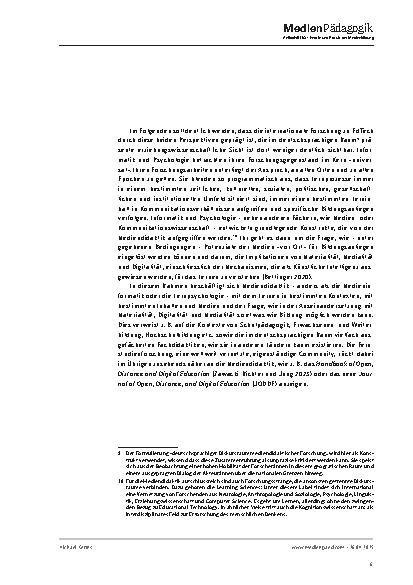Vorschauseite 6: Mediendidaktik Versuch einer Positionierung