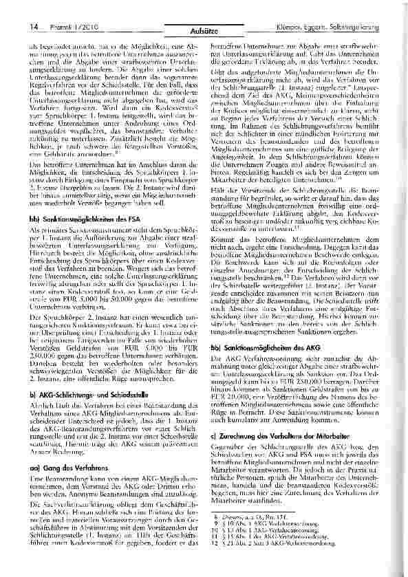 Vorschauseite 2: Schutz vor staatlicher Strafe durch Selbstregulierung?