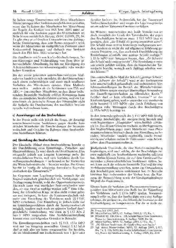 Vorschauseite 4: Schutz vor staatlicher Strafe durch Selbstregulierung?