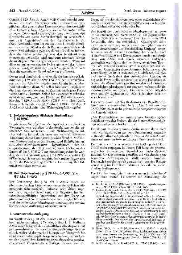 Vorschauseite 3: Betrügt ein Apotheker die gesetzlichen Krankenkassen, wenn er Rabatte nicht weitergibt?